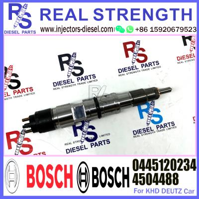 China Diesel Fuel inyector nozzle Common Rail Injector 0445120234 4504488 For BOSCH Deutz KHD MAGIRUS Engine for sale
