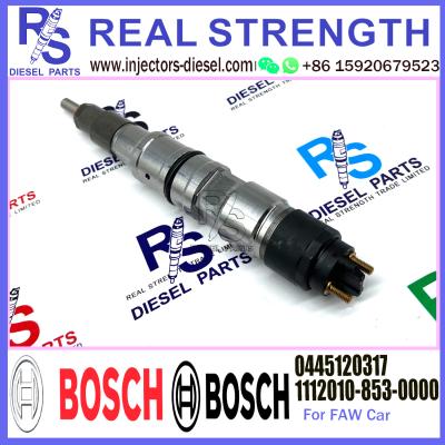 China 0445120317 0445120324 Fuel Injector 1112010-853-0000 For FAW Diesel Engine for sale