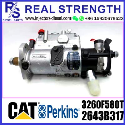 China Diesel 3 cylinders Fuel Injection pump 2643B317 3260F580T V3230F572T 3230F570T 3230F571T 3230F572T for Perkins engine for sale