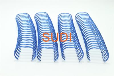 China Glossy Blue 5/8 Inch 15.9mm Double Spiral Binding for sale