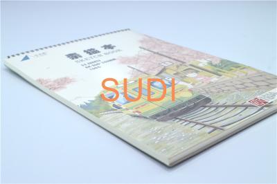China A bobina imprimindo feita sob encomenda 70gram de Doube do projeto espirala livros de emperramento à venda