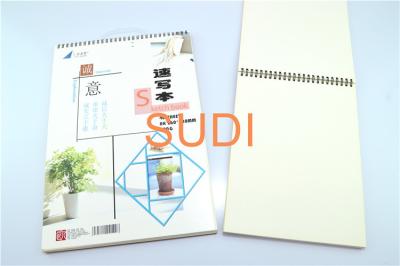 China Spot Color Offset Printing A6 Spiral Binding Drawing Book for sale