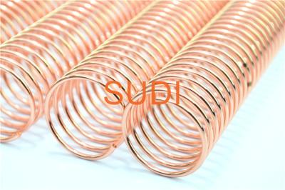 China 2:1 Pitch Metal Spiral Binding Coils for sale