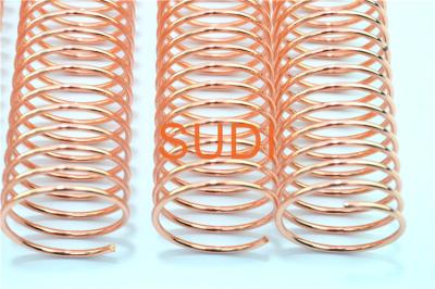 China Electroplate GBC Wire Spiral Bind Coils 2mm Dia ODM Available en venta