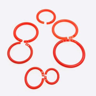 China CPST 8mm 14mm Plastic Double Buckle Ring for Book binding for sale