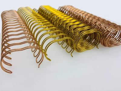 China Emperramentos revestidos de nylon do fio de metal O para o caderno de A4 A5 à venda