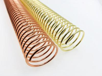 China 1-1/4 el” oro plateó/el alambre gemelo cubierto de nylon de la encuadernación del lazo en venta