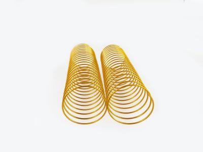 China CPST Pantone Color 50.8mm Metal Coil Binding Spines for sale
