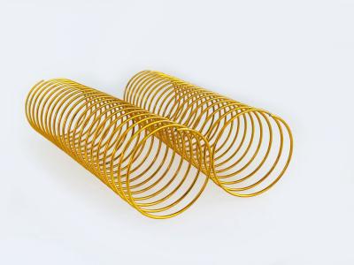 China 4:1 Pitch Encapsulation Metal Coil Binding Spines For Hardcover Calendar for sale