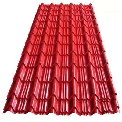 China Prepainted Mild Steel Metal Roofing Tiles Cold Rolled Zinc Iron Sheet for sale