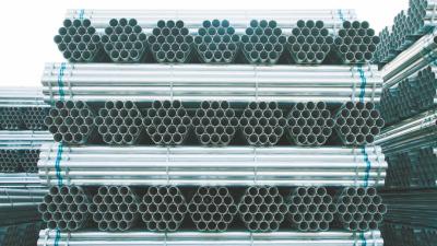 China ASTM GI Steel Pipe Galvanised Steel Round Tube For Liquid Delivery for sale