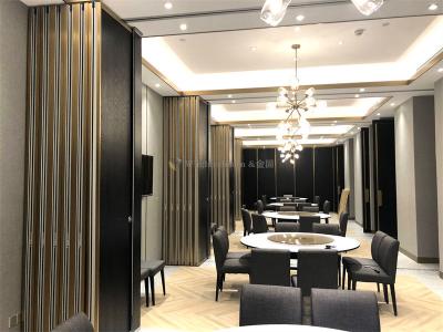 China Aluminum Alloy Frame Hotel Partition Wall Customized Color Fireproof for sale