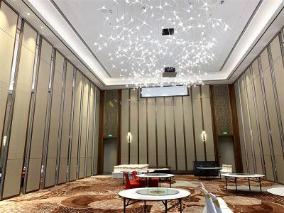 China Aluminum Frame Soundproof Operable Partition Wall Manual / Electric Operation for sale