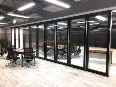 China Lightweight Movable Glass Partition Walls Systems Customization for sale