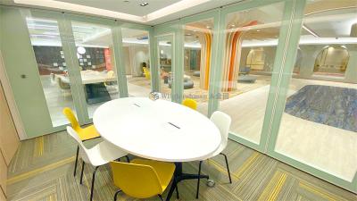 Китай Современный гладкий дизайн стеклянных перегородных стен для домашнего офиса звукоподавления продается