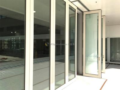 China Paredes divisorias de vidrio móvil elegante divisor de habitación para espacios de trabajo privados en venta