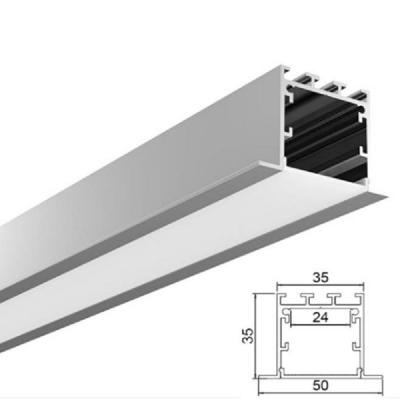 China LED Lighting Extrusion Aluminum Profiles With Good Machinability And Heat Resistance for sale