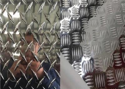 China 5052 5083 3003 placas de la pisada de escalera hoja de aluminio del final del espejo del grueso de 0.2m m - de 400m m en venta