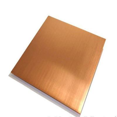 China 99.97% Copper Sheet Coil Plate High Stability Strong Wear Resistance for sale