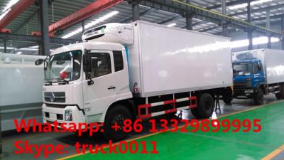 China dongfeng tianjin 4*2 LHD Cummins 170hp/190hp diesel refrigerated truck for sale, hot sale dongfeng cold room truck for sale