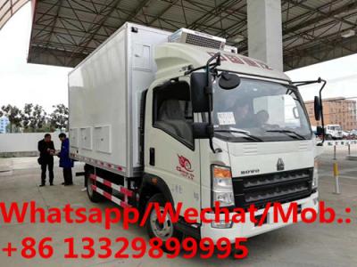 China Customized SINO TRUK HOWO 4.1m length day old chicks transported truck for sale, Best price poultry transported trucks for sale