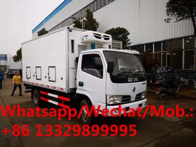 China factory sale best price LHD diesel day old chick transported truck, baby chick/duck van box truck for Nigeria for sale