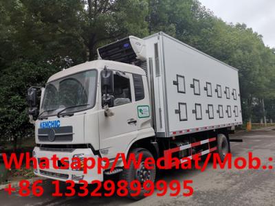 China China supplier of day old birds transported van truck for sale, cheaper live poultry refrigerated truck for baby chicks for sale