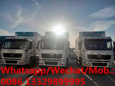 China HOT SALE! SHACMAN brand 210hp diesel 5.8m length refrigerated truck, Good price 36.6cbm cold van truck for sale for sale