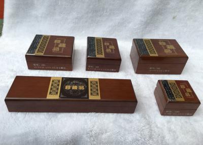 China Wooden Wrist Jewellry Storage Boxes Handmade With Stamping / Silk Printing Logo , Multi - Size for sale