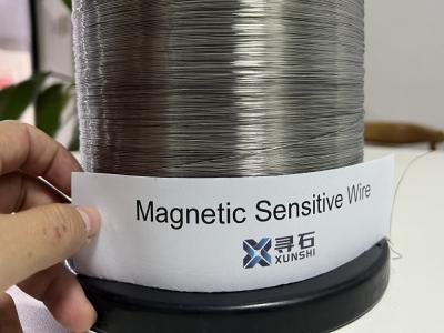 China Diameter 0.50mm Magnetic Sensitive Wire For Magnetic Devices Wiegand Sensor for sale