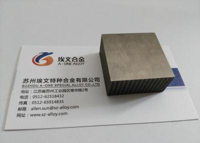 China Curie Temperature 670 °C FeGa Fe83Ga17 Alloy , Square Plate Magnetic Materials for sale