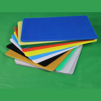China Blue Polypropylene Hollow Sheets 2000*1000 PP Corrugated Board for sale