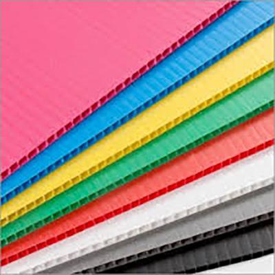 China Blue Red Recycled Corrugated Plastic Sheets 10mm PP Corrugated Board for sale