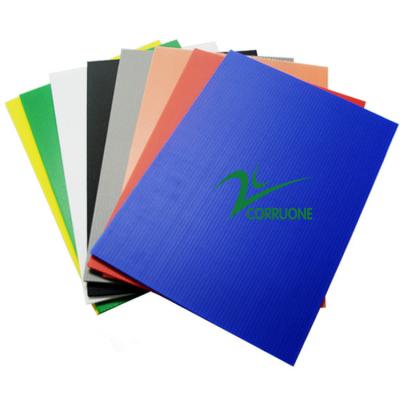 China 4mm 5mm 4x8 Coroplast Sign Blanks Recycled Corrugated Plastic Sheets for sale