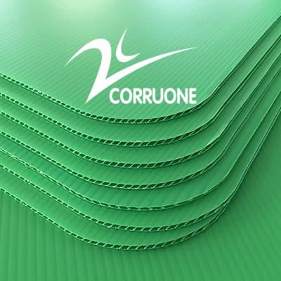 China Green Polypropylene Correx Board Con Pearl PP Honeycomb Board for sale