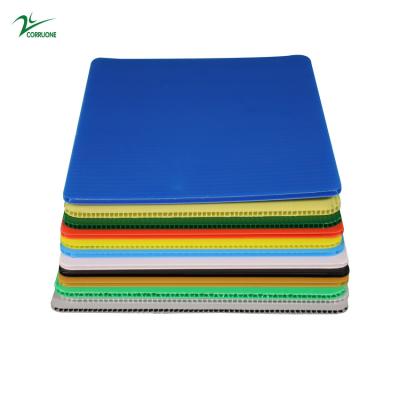 China Polypropylene Hollow Coroplast Panels 2mm Floor Protection Sheet for sale