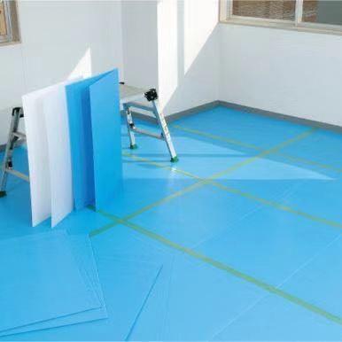 China Waterproof PP Coroplast Sheet 2mm 3mm Correx Floor Protection Roll for sale
