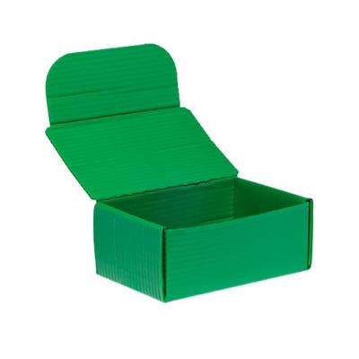 China Green Corrugated Plastic Turnover Box Correx Packaging Boxes for sale