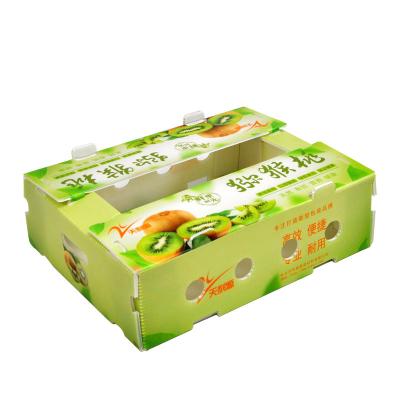 China Custom Coroplast Boxes Vegetable Corrugated Boxes For Red Pepper for sale