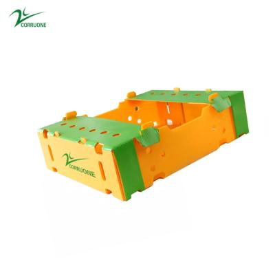 China Uv Resistant Vegetable Corrugated Boxes Custom Sizes and Designs for sale