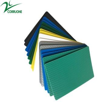 China Building Templates PP Honeycomb Sheet 4x8 Black Coroplast 3mm-11mm for sale