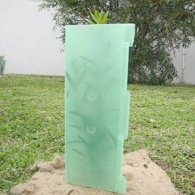 China 6mm Corrugated Plastic Tree Guard Herbicides Protection for sale