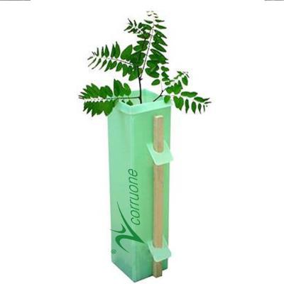 China O tronco de árvore plástico de Coroplast cobre protetor plástico ondulado Protection da árvore à venda