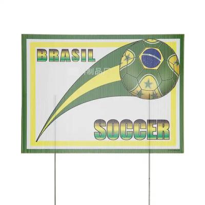 China 4ft X 8ft Coroplast Sign Board Printed By Silk Screen Printing For Advertising en venta