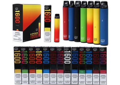 China 1600 Puffs Disposable Vape Pen Bar 1000mAh Battery 6.5ml Cartridges for sale