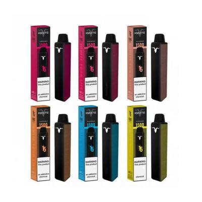China Disposable E Health Cigarette Starter Kit 1500 Puffs 850mAh 5.1ml Prefilled Liquid E Cig for sale