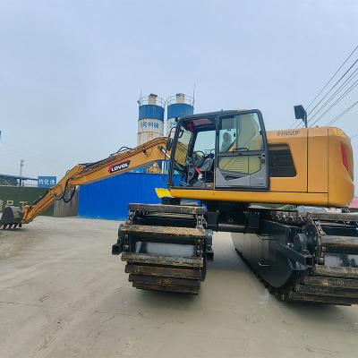 China Boat Excavator River Water Silt Removal Excavator For Dredge The River Course for sale
