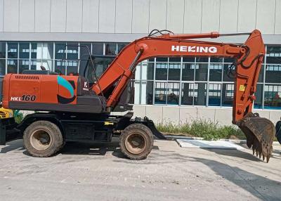 China HKL160 Hekuang excavadora de segunda mano Excavadora de ruedas usadas en venta
