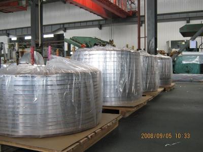 China Aluminum Fin Strip For Industrial Heat Exchanger for sale