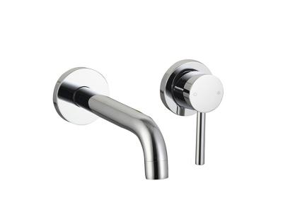 China Round Classical In Wall Single Lever Bathroom Mixer Tap Bathroom Chrome Brass Te koop